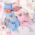 Babeside 20" Realistic Reborn Baby Dolls Sleeping Twins Girl Adorable Twinnie