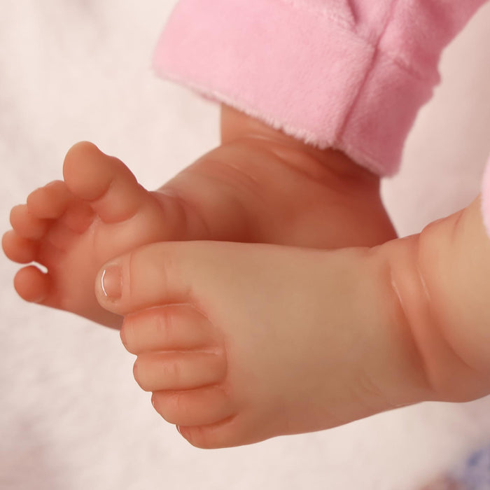 Babeside 20" Reborn Baby Doll Sleeping Infant Pink Rabbit Girl Angel