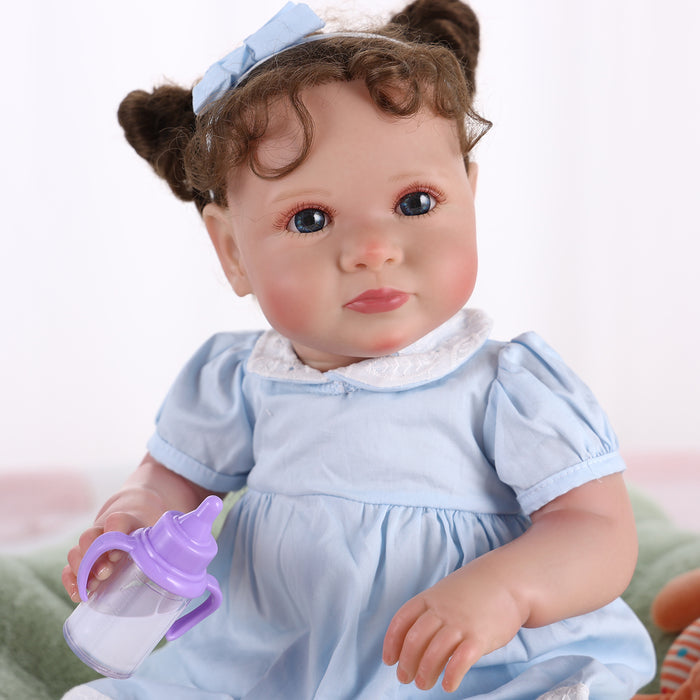 Babeside 20'' Reborn Toddler Baby Baby Girls Doll Named Blue Melody