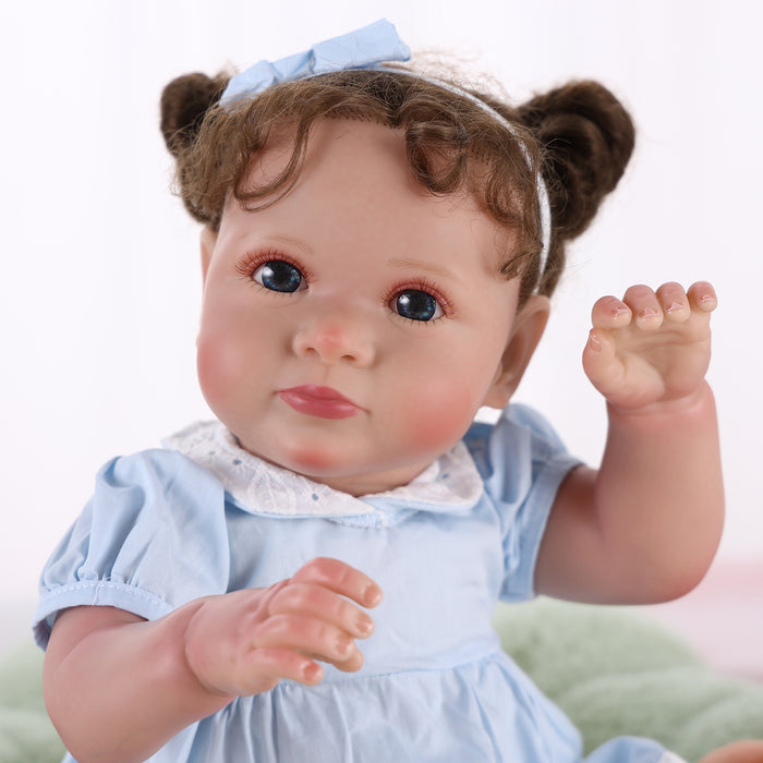 Babeside 20'' Reborn Toddler Baby Baby Girls Doll Named Blue Melody