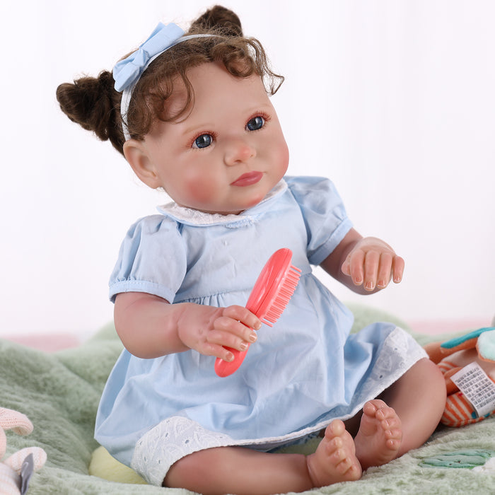 Babeside 20'' Reborn Toddler Baby Baby Girls Doll Named Blue Melody