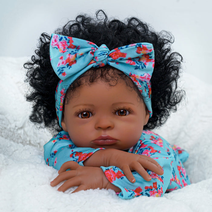 Babeside 20'' Smiling Baby African American Girl Laney