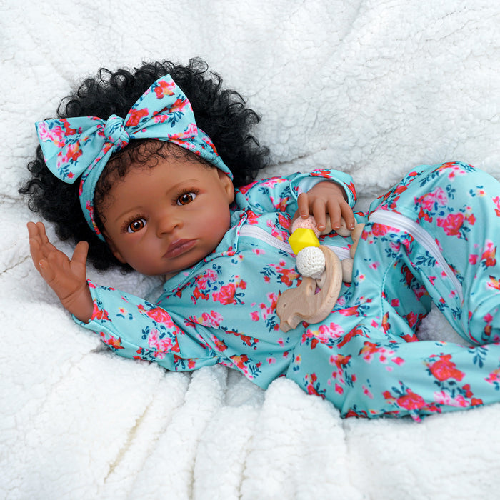 Babeside 20'' Smiling Baby African American Girl Laney