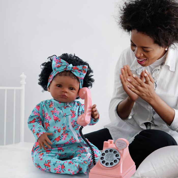 Babeside 20'' Smiling Baby African American Girl Laney
