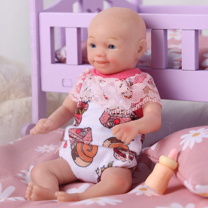 Babeside 6" Full Silicone Reborn Baby Dolls Girl or Boy Zayn