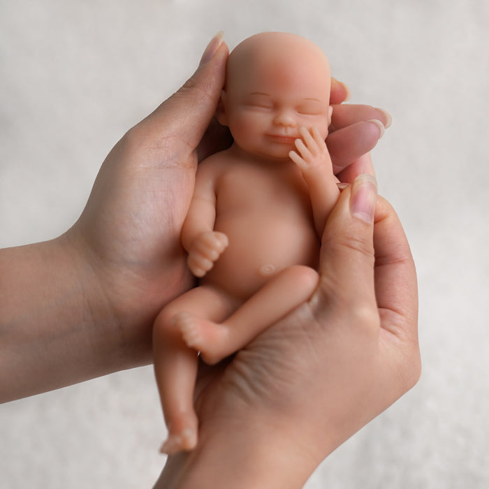 Babeside 6" Full Silicone Sleeping Reborn Baby Girl Skylar