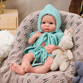 Babeside Bailyn 16'' Full Silicone Reborn Baby Doll Blue Eyes Infant Girl