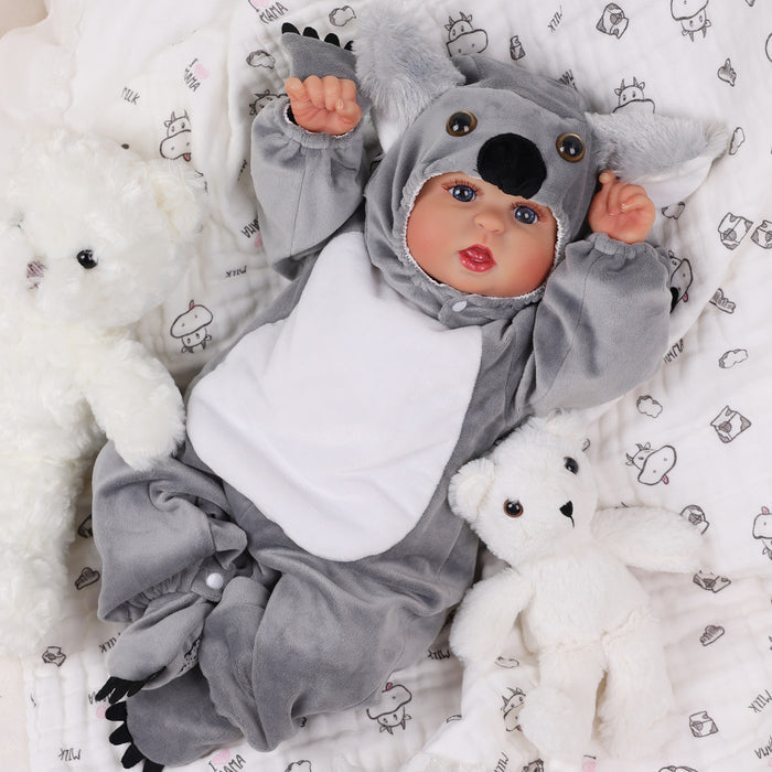 Babeside Bailyn 20'' Cutest Realistic Reborn Baby Doll Blue Eyes Koala Boy