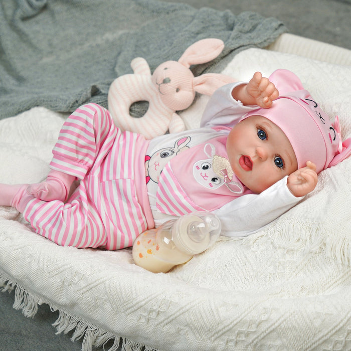 Babeside Bailyn 20'' Cutest Realistic Reborn Baby Doll Girl That Look Real with Heartbeat Coos and Breath