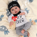 Babeside Bailyn 20'' Cutest Realistic Reborn Baby Doll Little Boy with Heartbeat Coos and Breath