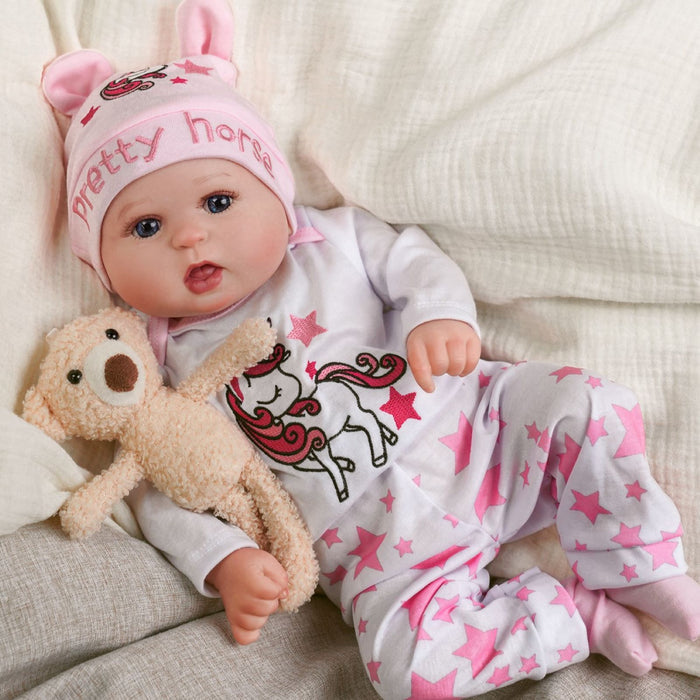 Babeside Bailyn 20'' Cutest Realistic Reborn Baby Doll Pretty Horse Girl