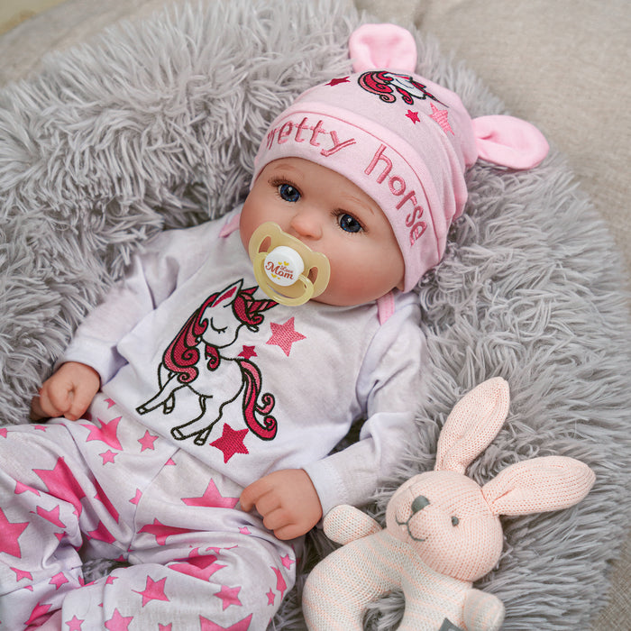 Babeside Bailyn 20'' Cutest Realistic Reborn Baby Doll Pretty Horse Girl