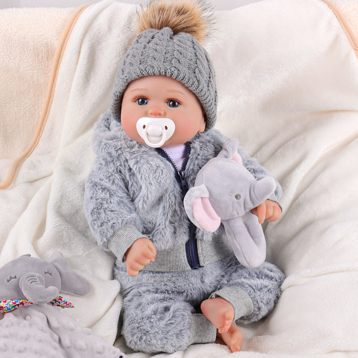 Babeside Bailyn 20'' Cutest Realistic Reborn Baby Doll Winter Boy
