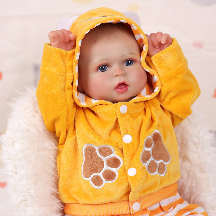 Babeside Bailyn 20'' Cutest Realistic Reborn Baby Doll Yellow Suit Adorable Boy