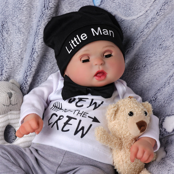 Babeside Bailyn 20" Open & Close Eyes Realistic Reborn Baby Doll Adorable Girl Little man