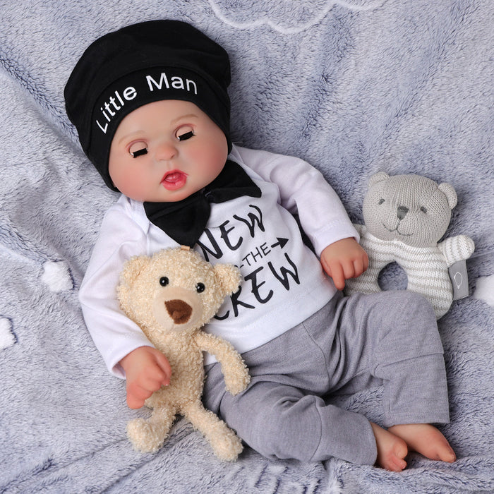 Babeside Bailyn 20" Open & Close Eyes Realistic Reborn Baby Doll Adorable Girl Little man
