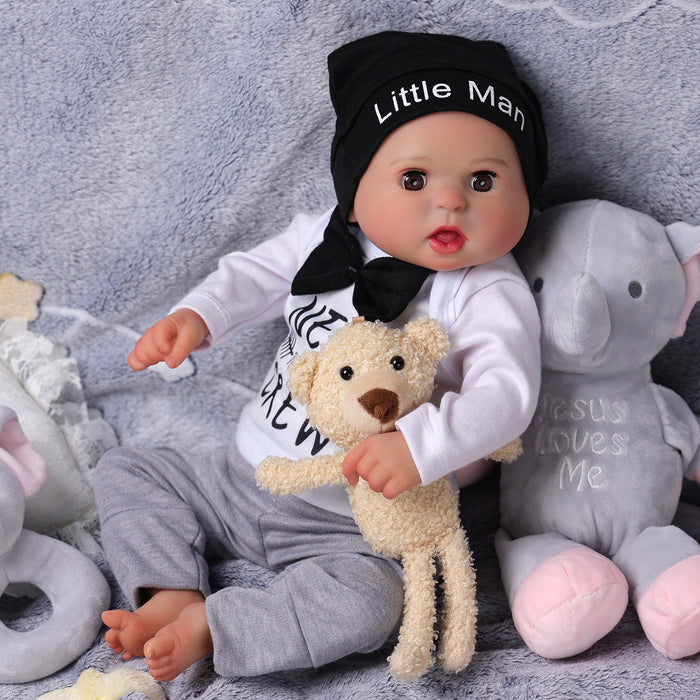 Babeside Bailyn 20" Open & Close Eyes Realistic Reborn Baby Doll Adorable Girl Little man