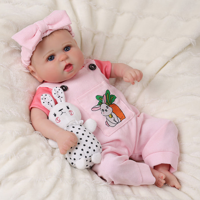 Babeside Bailyn 20'' Realistic Reborn Baby Girl Boy Doll Blue Eyes Twins Lovely Awake