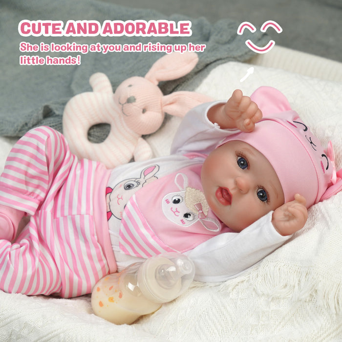 Babeside Bailyn 20" Reborn Baby Dolls That Look Real Realistic Newborn Baby, Real Lifelike Baby Dolls Baby Toy for Children Girls Boys Kids Age 3+