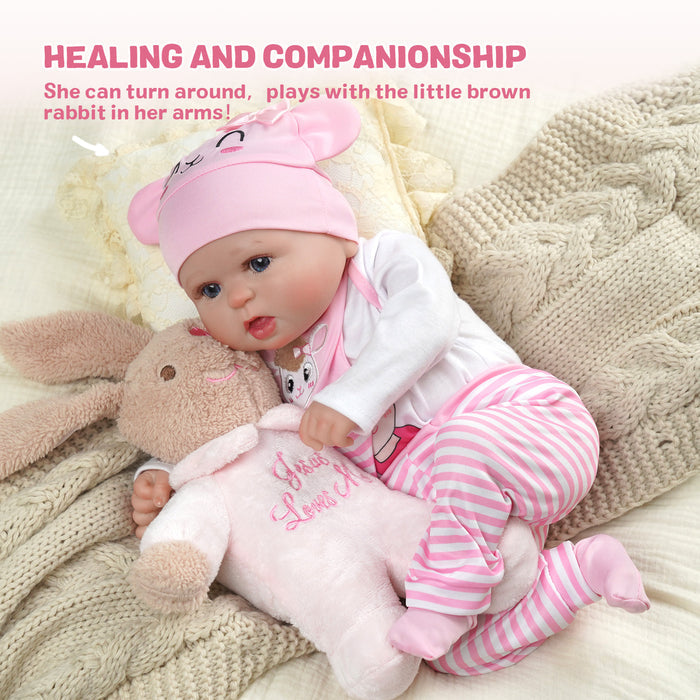 Babeside Bailyn 20" Reborn Baby Dolls That Look Real Realistic Newborn Baby, Real Lifelike Baby Dolls Baby Toy for Children Girls Boys Kids Age 3+