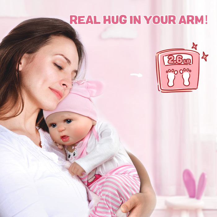 Babeside Bailyn 20" Reborn Baby Dolls That Look Real Realistic Newborn Baby, Real Lifelike Baby Dolls Baby Toy for Children Girls Boys Kids Age 3+