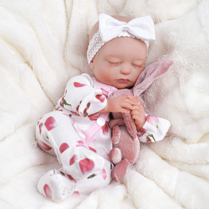 Babeside Beta 12" Sleeping Realistic Newborn Baby Doll Lovely Girl