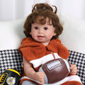 Babeside Cherry 22'' Realistic Reborn Baby Doll Lifelike Baby Baseball Girl Lovely Sport Style Smiling Awake