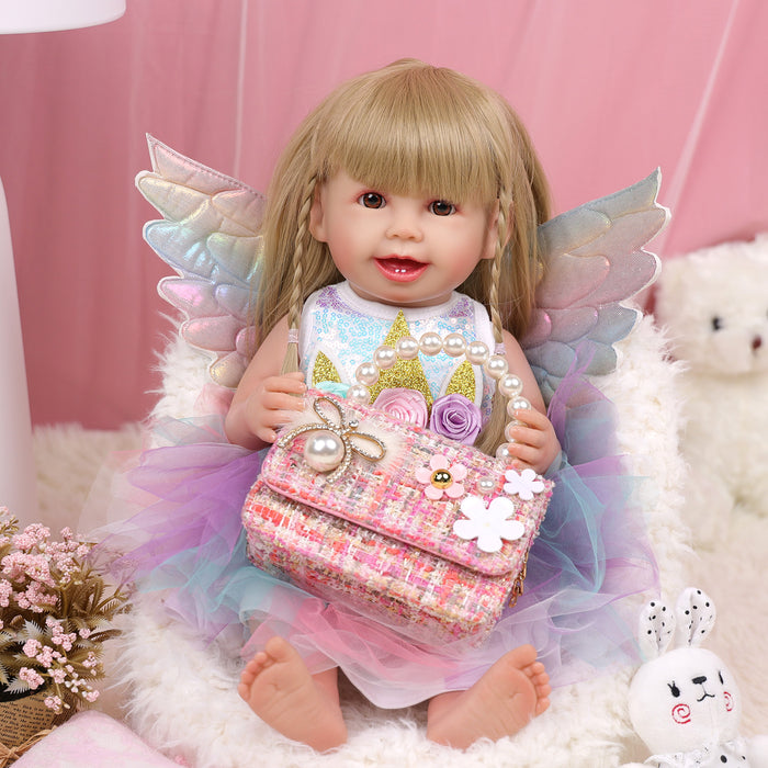 Babeside Cherry 22'' Realistic Reborn Baby Doll Princess Baby Adorable Girl Beautiful Angel