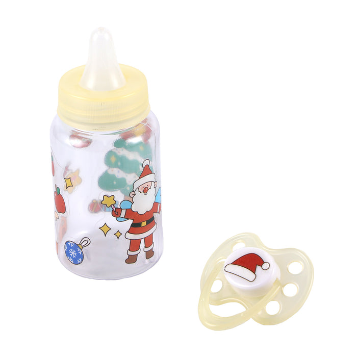 Babeside Chrismas Tree Pacifier And Bottle Piece Set Safest Reborn Baby Doll Accessories