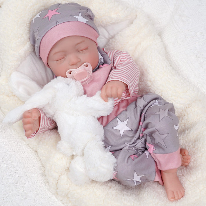 Babeside Connie 20'' Realistic Reborn Baby Doll Girl that Look Real with Heartbeat Coos and Breath