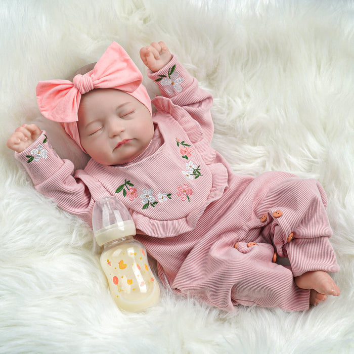 Babeside Connie 20'' Realistic Reborn Baby Doll Girl with Heartbeat Coos and Breath