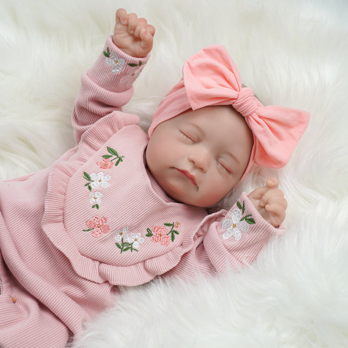 Babeside Connie 20'' Realistic Reborn Baby Doll Girl with Heartbeat Coos and Breath