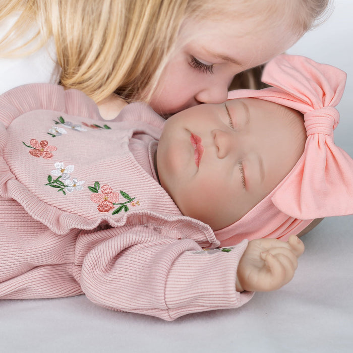 Babeside Connie 20'' Realistic Reborn Baby Doll Girl with Heartbeat Coos and Breath