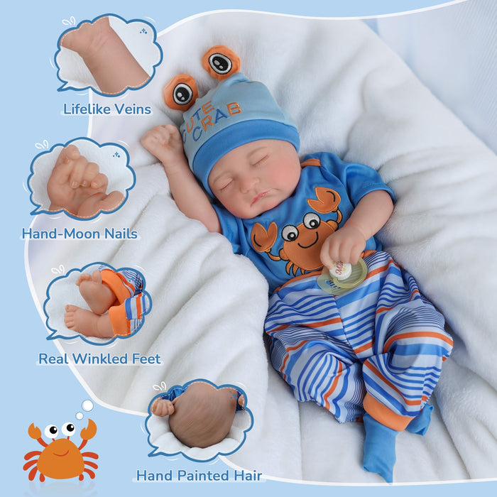 Babeside Connie 20'' Realistic Reborn Cute Boy Doll