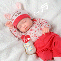 Babeside Connie 20'' Realistic Reborn Doll Flower Baby Girl with Heartbeat Coos and Breath