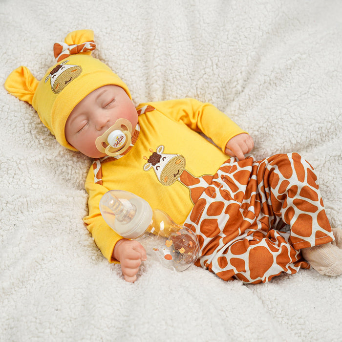Babeside Connie 20'' Realistic Reborn Yellow Deer Suit Girl Doll