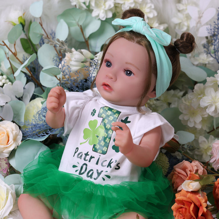 Babeside Daisy 20'' Awake Reborn Baby Doll Girl The Idyllic Princess Babies Looks Real St. Patrick's Day(Pre-Order, Ship Date: March 15）