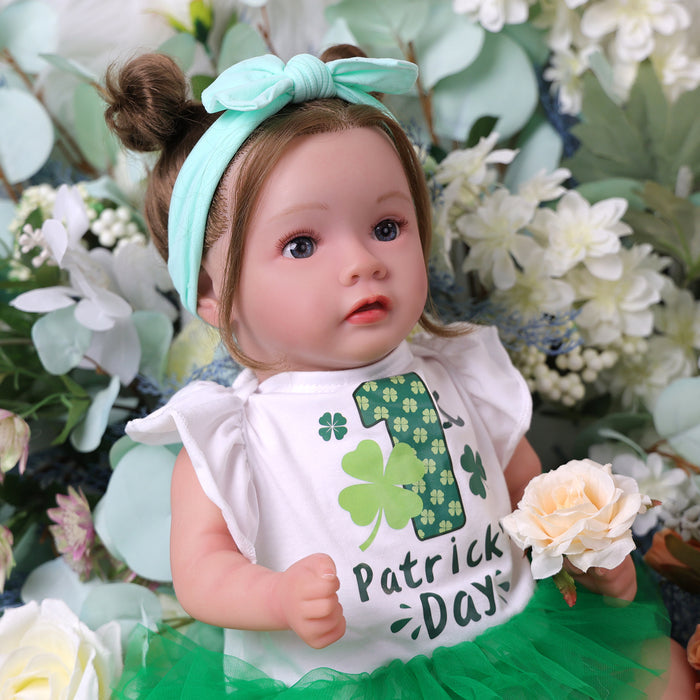Babeside Daisy 20'' Awake Reborn Baby Doll Girl The Idyllic Princess Babies Looks Real St. Patrick's Day(Pre-Order, Ship Date: March 15）
