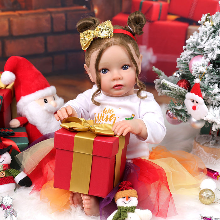 Babeside Daisy 20'' Christmas Cutest Realistic Reborn Baby Doll Blue Eyes Girl