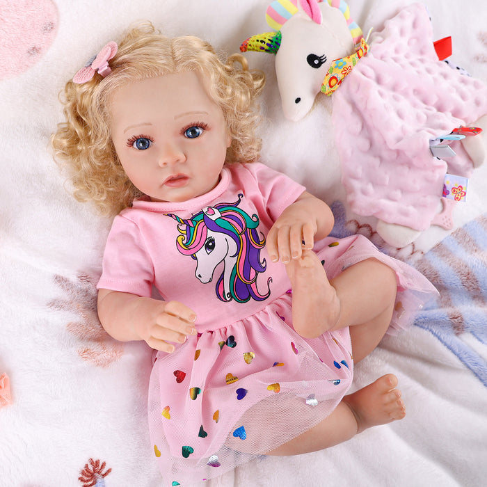 Babeside Daisy 20'' Cutest Realistic Reborn Baby Doll Girl Blonde Hair Princess