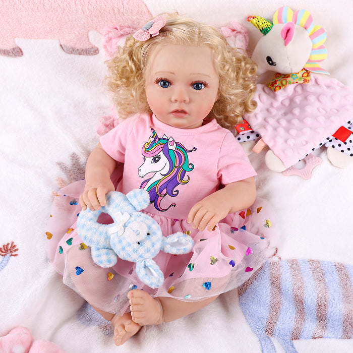 Babeside Daisy 20'' Cutest Realistic Reborn Baby Doll Girl Blonde Hair Princess