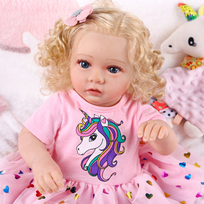 Babeside Daisy 20'' Cutest Realistic Reborn Baby Doll Girl Blonde Hair Princess