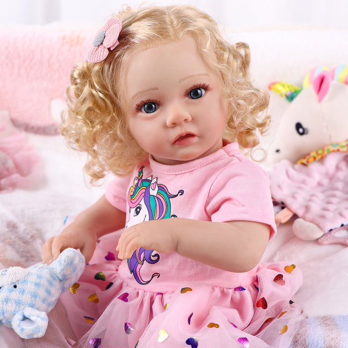 Babeside Daisy 20'' Cutest Realistic Reborn Baby Doll Girl Blonde Hair Princess