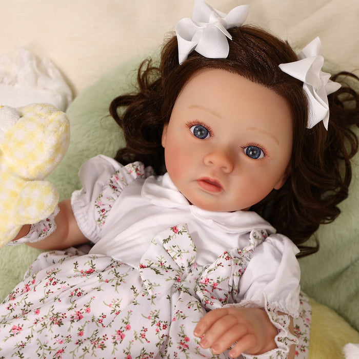 Babeside Daisy 20'' Cutest Realistic Reborn Baby Doll Girl with Heartbeat Coos and Breath