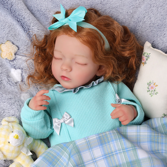 Babeside Daisy 20'' Reborn Baby Doll Girl Lovely Sleeping Mint Blue Fairy