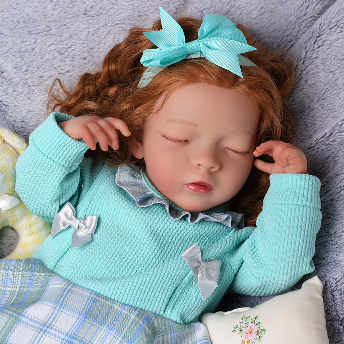 Babeside Daisy 20'' Reborn Baby Doll Girl Lovely Sleeping Mint Blue Fairy
