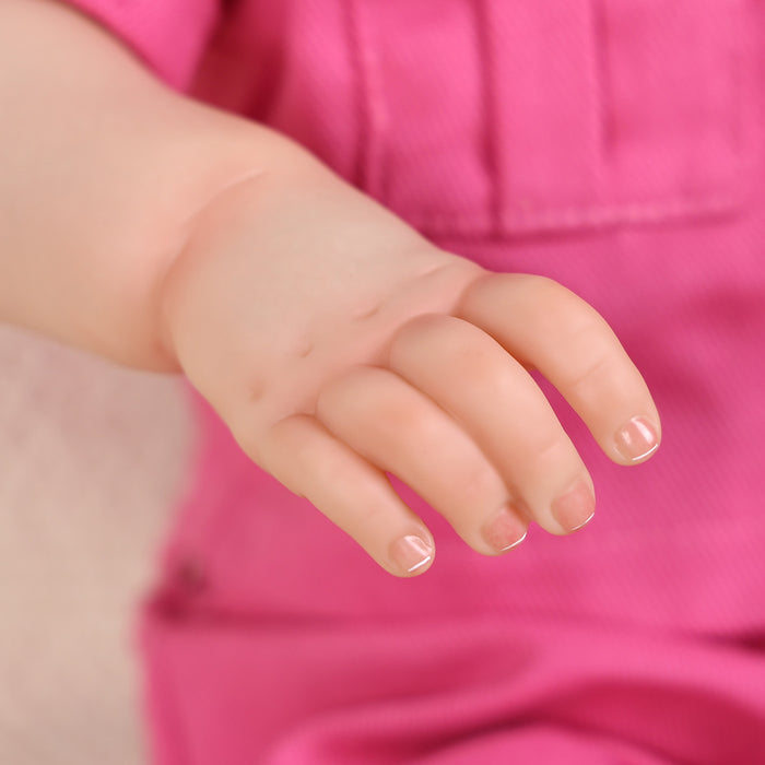 Babeside Daisy 20'' Reborn Baby Doll Sweet Princess Long Brown Hair Girl