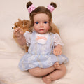 Babeside Daisy 20'' The Ice Blue Awake Princess with Heartbeat Coos and Breath