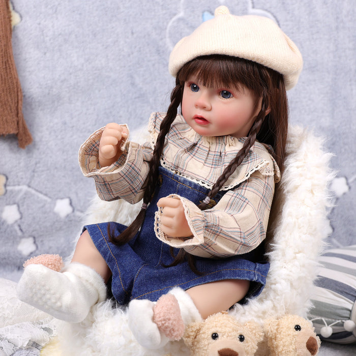 Babeside Daisy 22'' Adorable Reborn Baby Doll Blue Eyes Princess