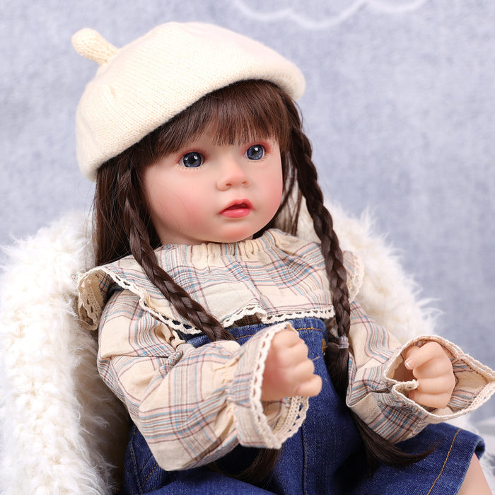 Babeside Daisy 22'' Adorable Reborn Baby Doll Blue Eyes Princess